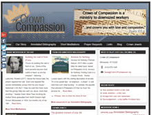 Tablet Screenshot of crownofcompassion.org